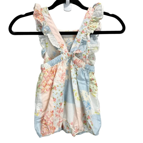 RALPH LAUREN Floral Patchwork Romper Playsuit - Picture 5 of 6